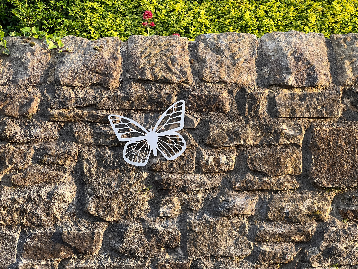 Butterfly metal garden art