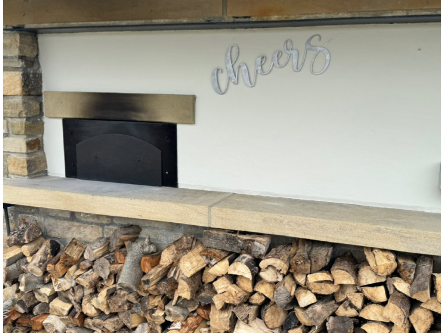 Cheers wall art sign