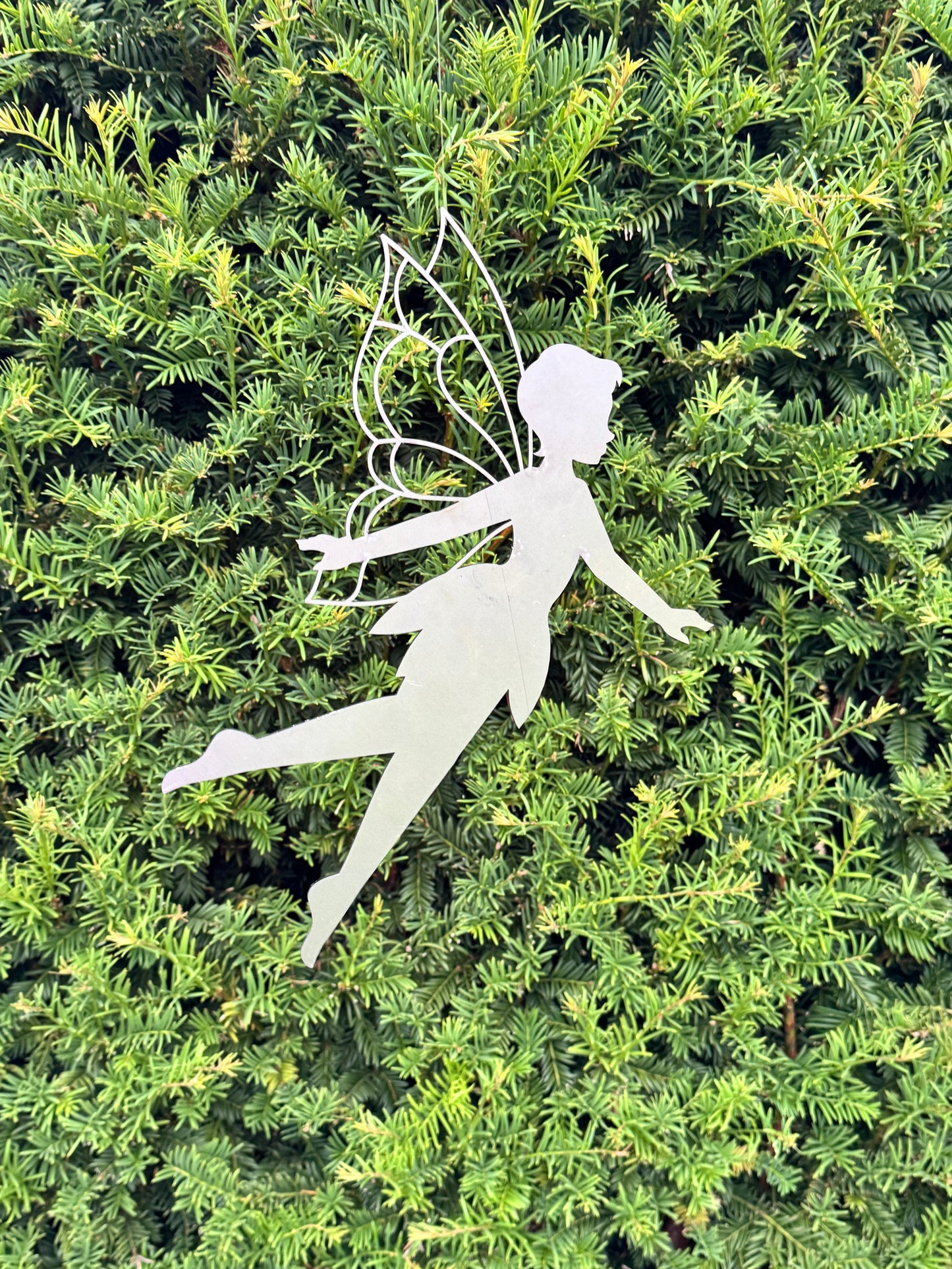 Fairy 1 metal garden wall art