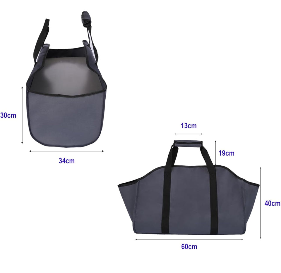 Canvas Tote Holder for Fire Pits