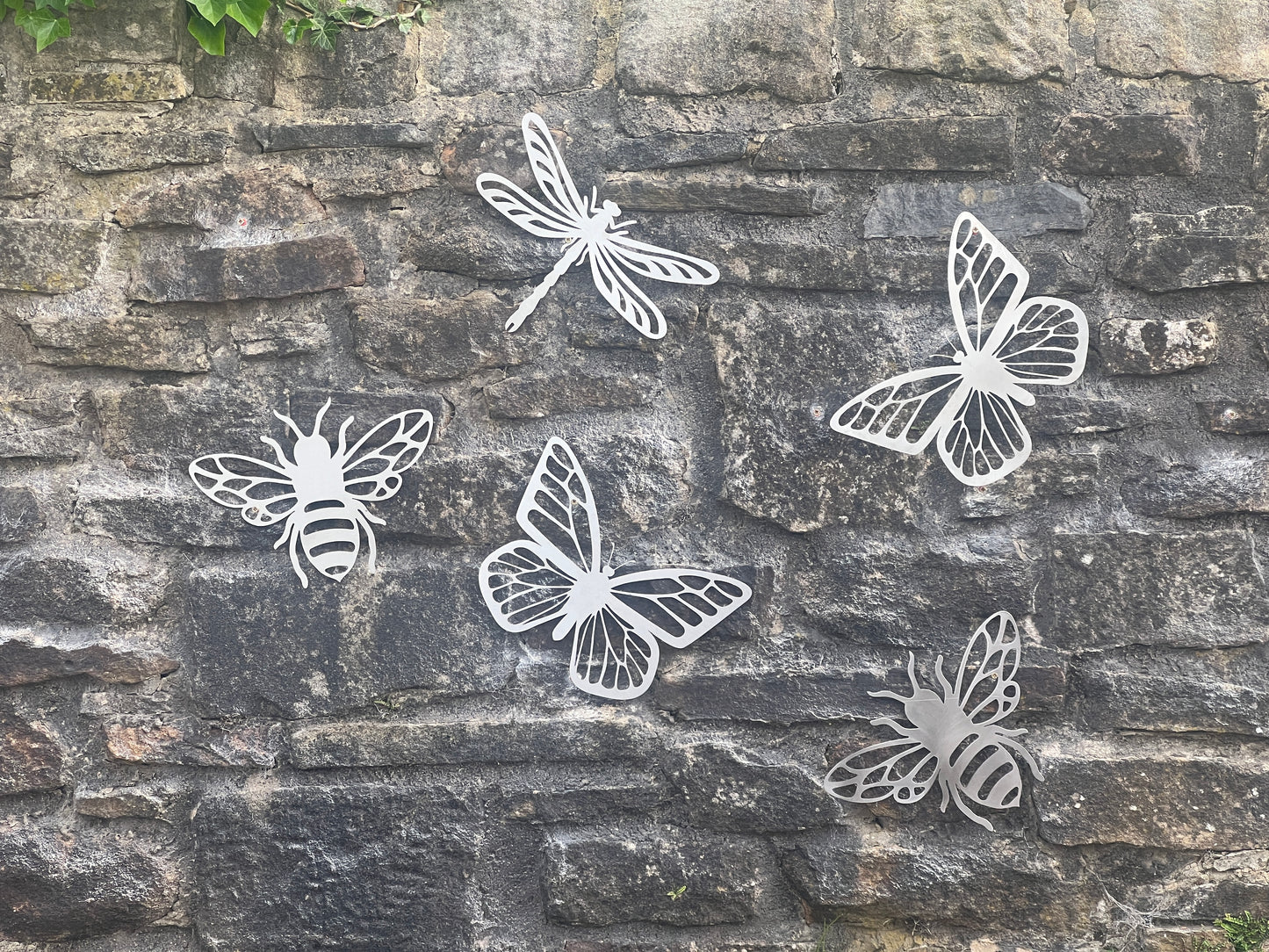 Butterfly metal garden art