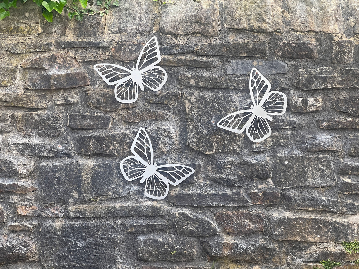 Butterfly metal garden art