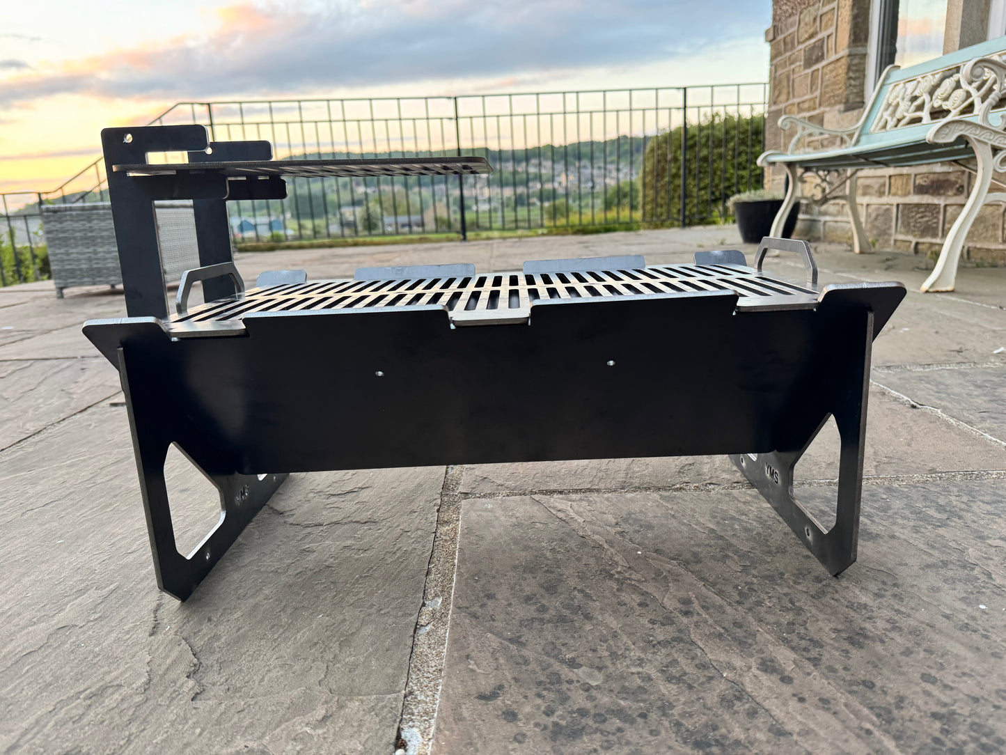 Collapsible BBQ/Fire Pit with Ineos Grenadier grill