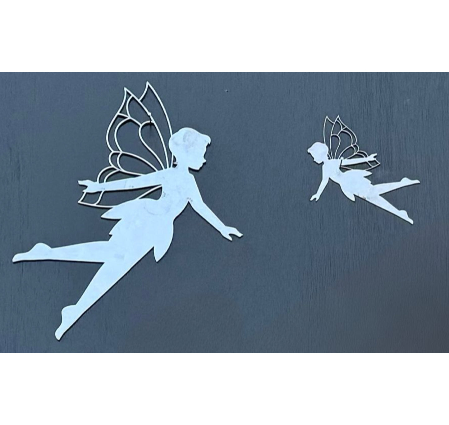 Fairy 1 metal garden wall art